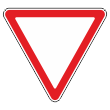 Дорожный знак 2.4 «Уступите дорогу» (металл 0,8 мм, I типоразмер: сторона 700 мм, С/О пленка: тип В алмазная)